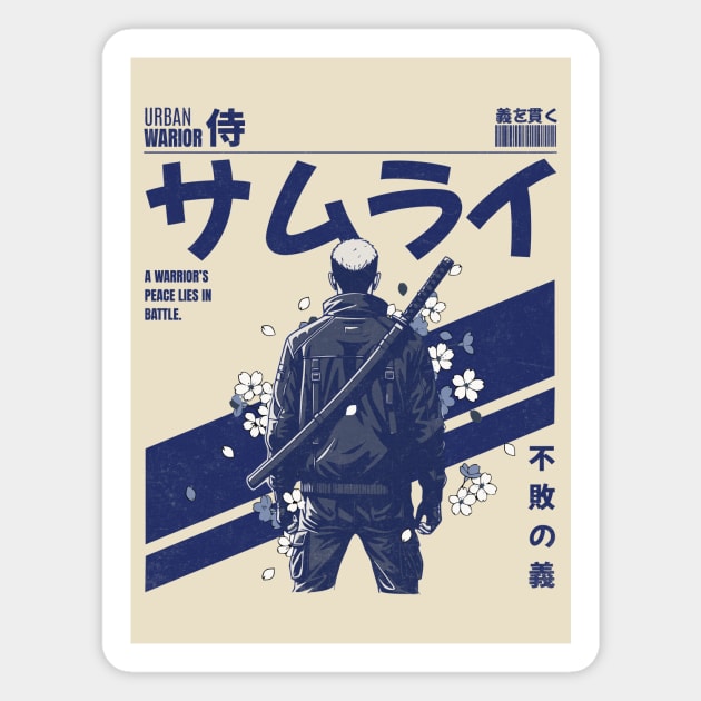 Urban Warrior Magnet by Designed By Marty